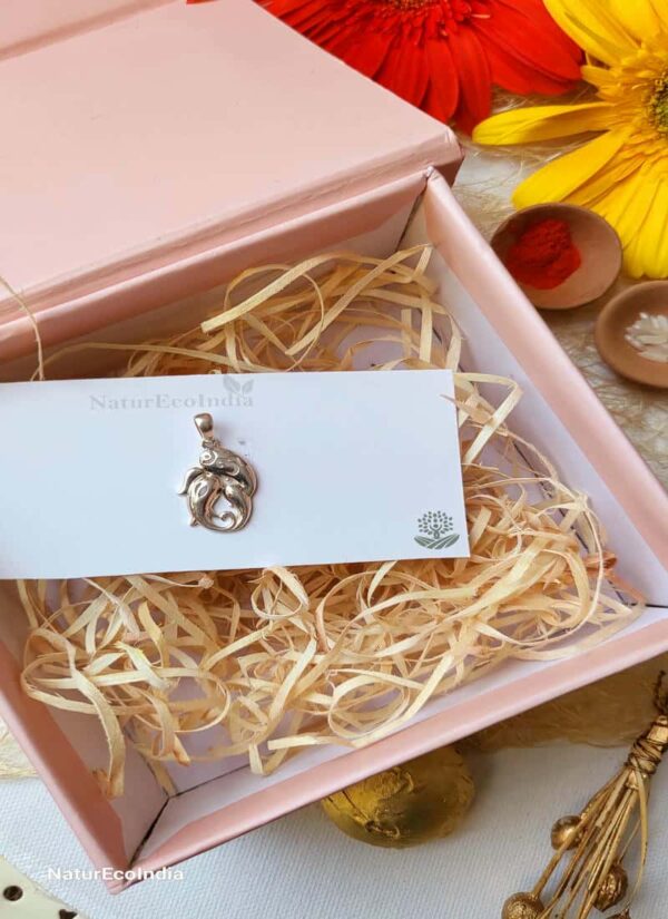 "Om Ganesh" Pendant Rakhi