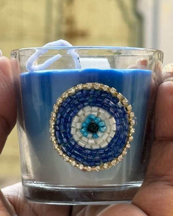 evil eye candle